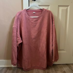 Aerie Ribbed Oversized Crewneck